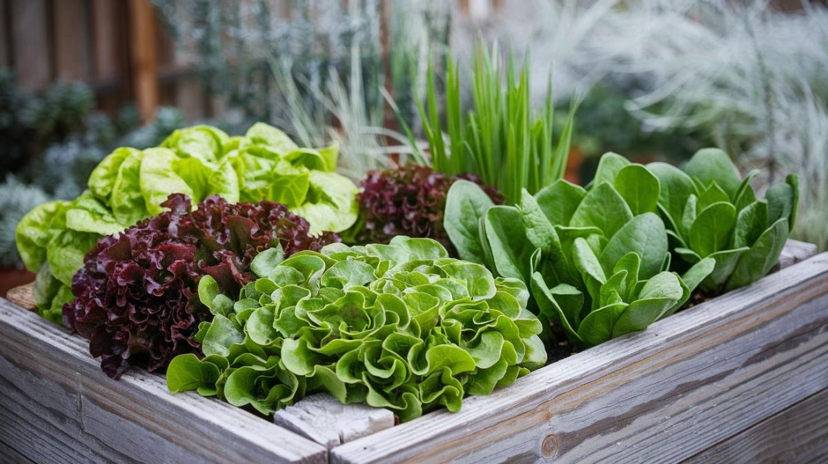 Il n'est peut-être pas trop tard pour ces salades dans votre potager d'hiver !