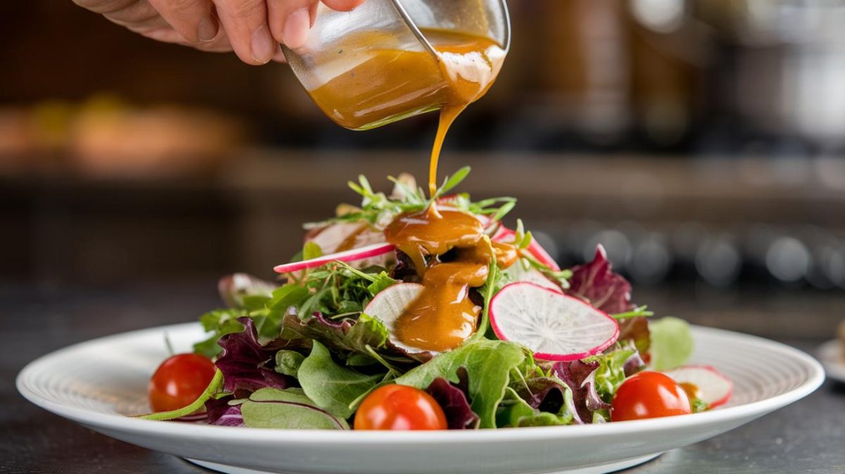 La vinaigrette revisitée : un ingrédient du placard pour des plats exquis