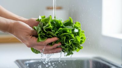 Une technique simple pour purifier vos salades des pesticides